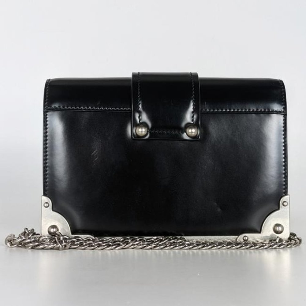 SOLD Prada Cahier Black Leather Cross Body Bag - Picture 2 of 8